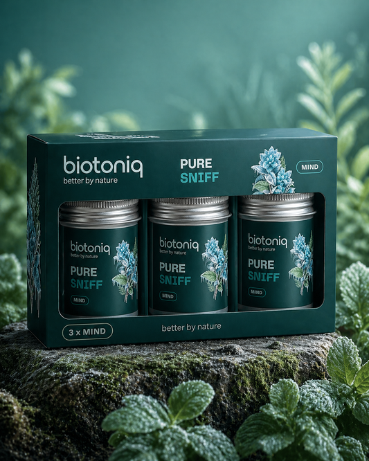 Pure Sniff Routine Pack 3x tre inalatori balsamici tascabili Biotoniq